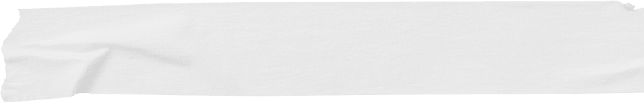 White adhesive paper tape isolated on white background